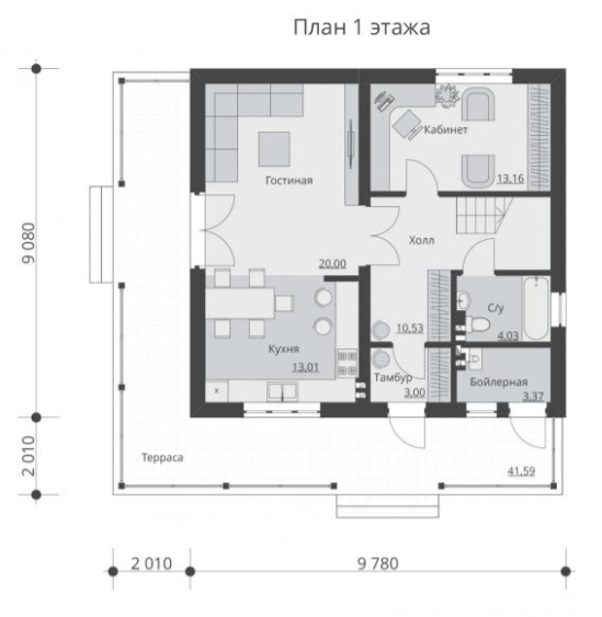 План дома Rg 5617